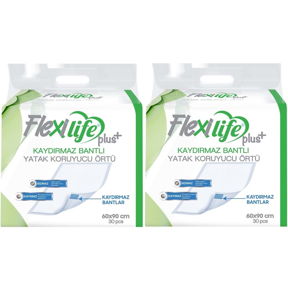 Flexi Life Yetişkin Alt Açma Yatak Koruyucu Örtü 60*90CM 60 Adet Kaydırmaz
