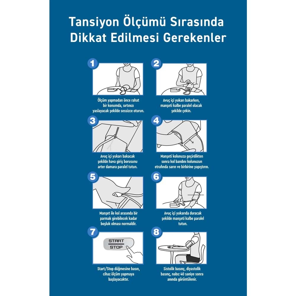 Getwell Konuşan Üst Koldan Tansiyon Aleti - Ölçme Cihazı (Geniş Manşon) (2 Li Set)