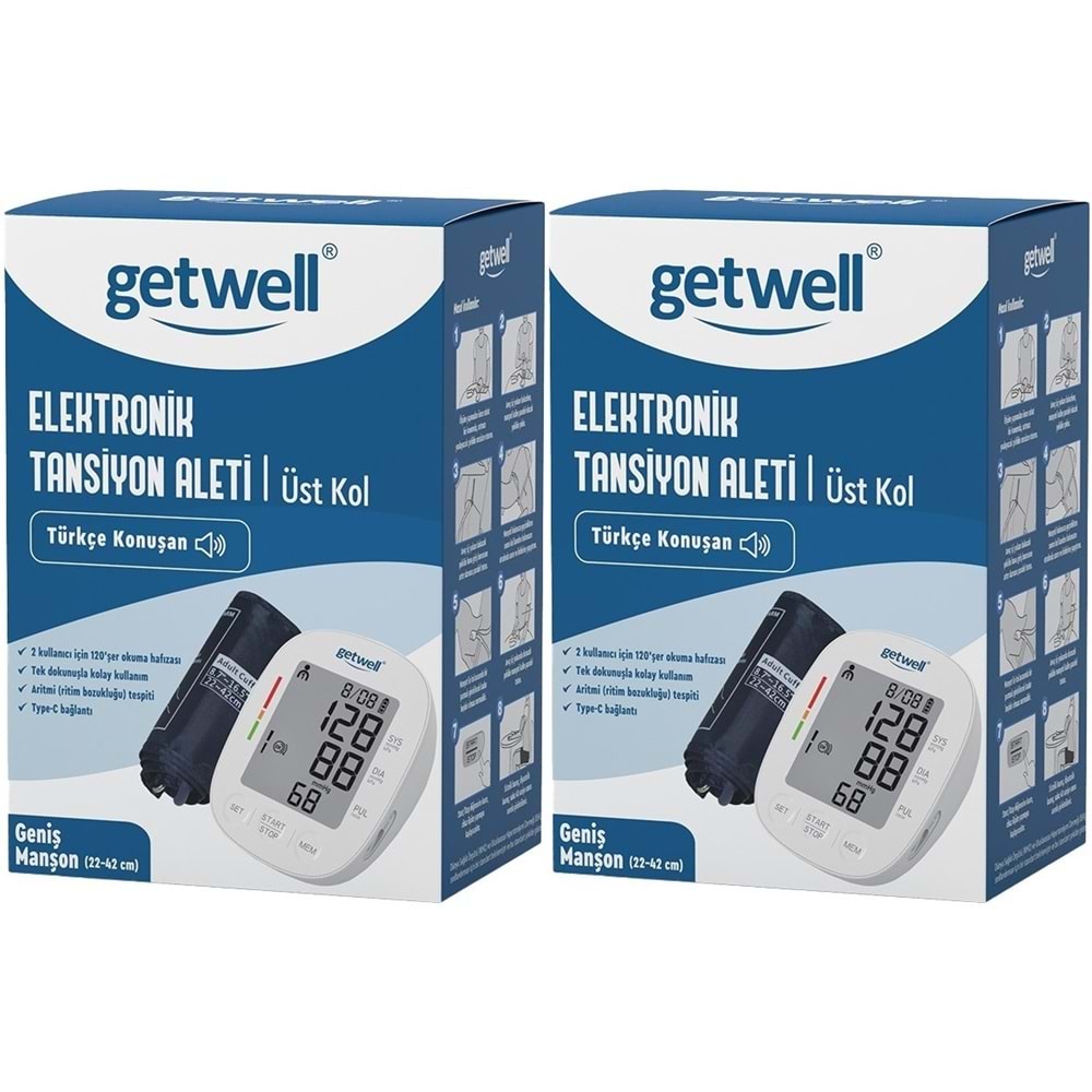 Getwell Mesh Nebulizatör Şarjlı - Sessiz - Taşınabilir (Yetişkinler ve Çocuklar için) (2 Li Set)