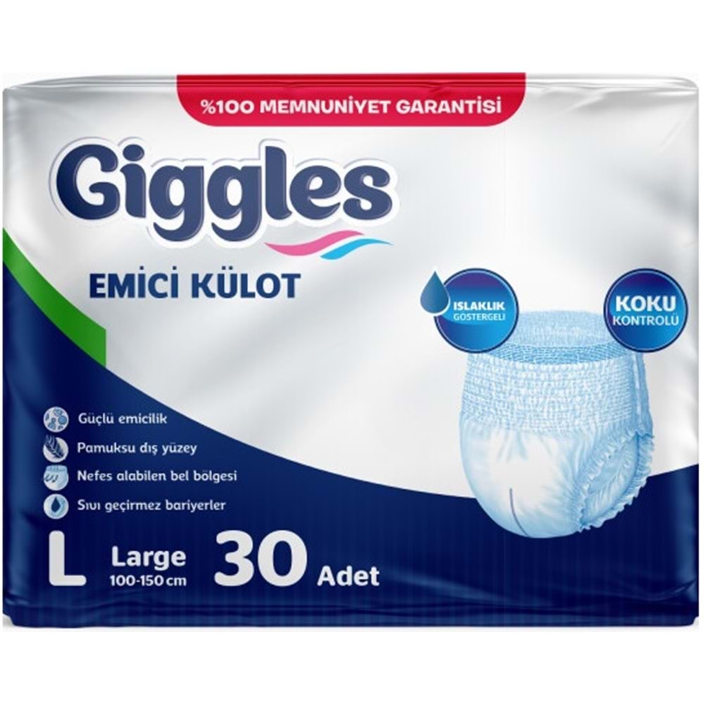Giggles Yetişkin Bezi Emici Külot L-Büyük 360 Adet (12PK*30)
