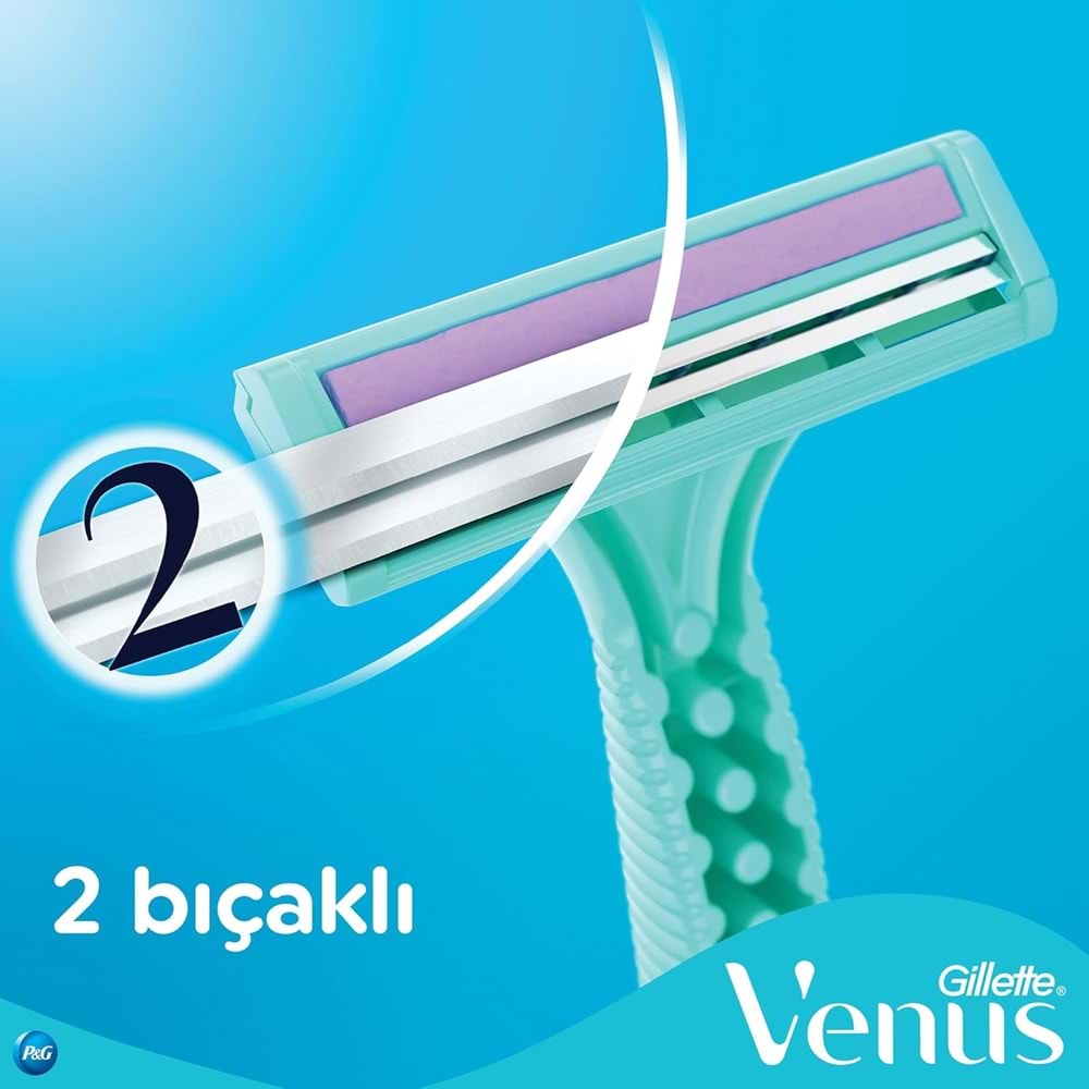 Gillette Simply Venus 2 Kullan At Kadın Tıraş Bıçağı 20 Li Set (5PK*4)