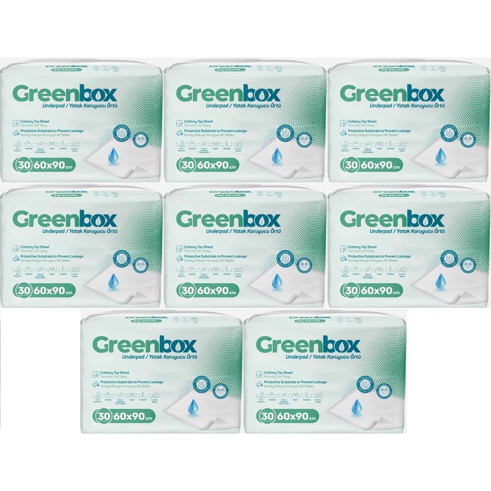 Greenbox Yetişkin Yatak Koruyucu Alt Açma Örtü 60x90 CM Adet 240 Adet