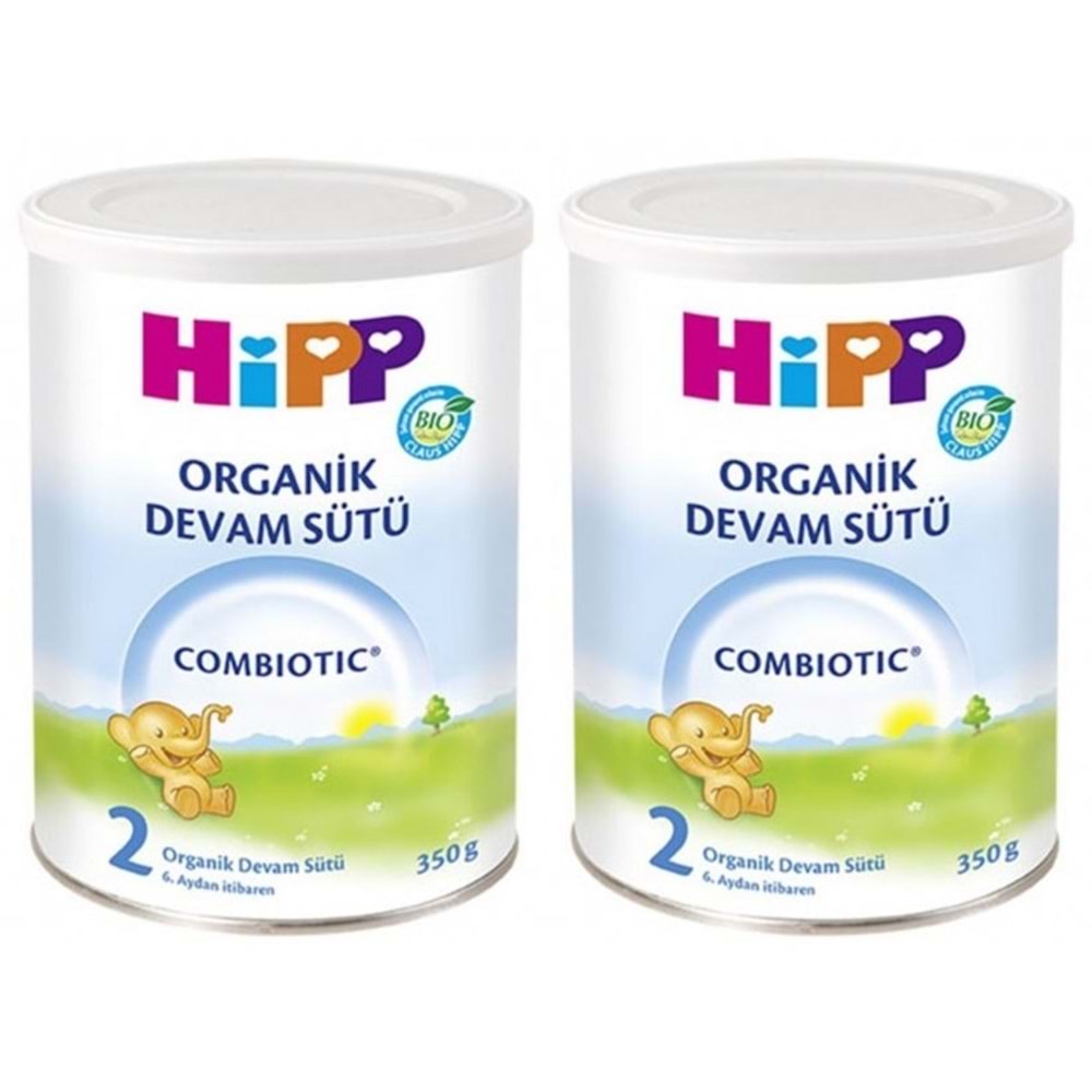 Hipp Organik Combiotic Bebek Sütü 350GR No:2 (2 Li Set)