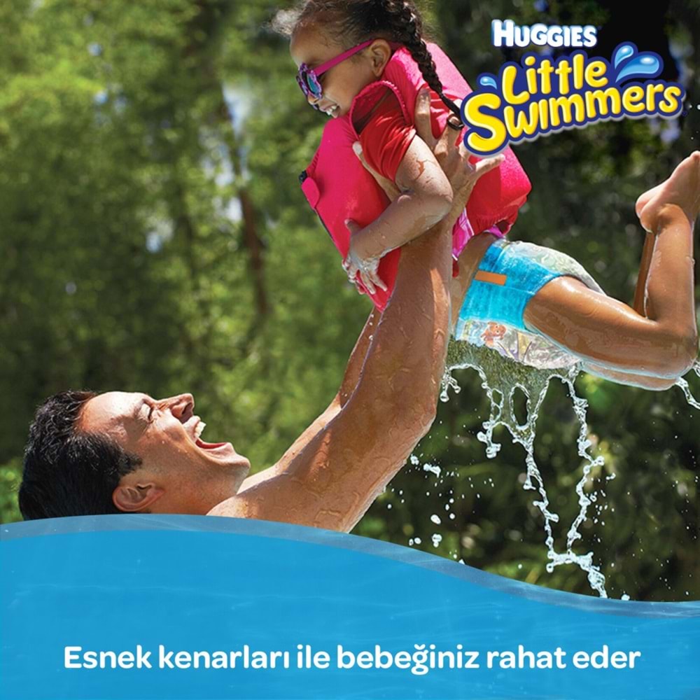 HuGGıes Little Swımmers Mayo Bebek Bezi Beden :5-6 12-18 KG 132 Adet 12PK*11