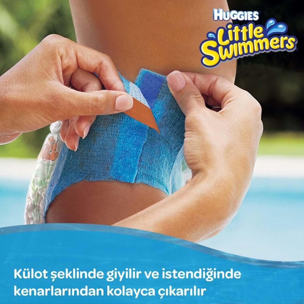 HuGGıes Little Swımmers Mayo Bebek Bezi Beden :5-6 12-18 KG 132 Adet 12PK*11