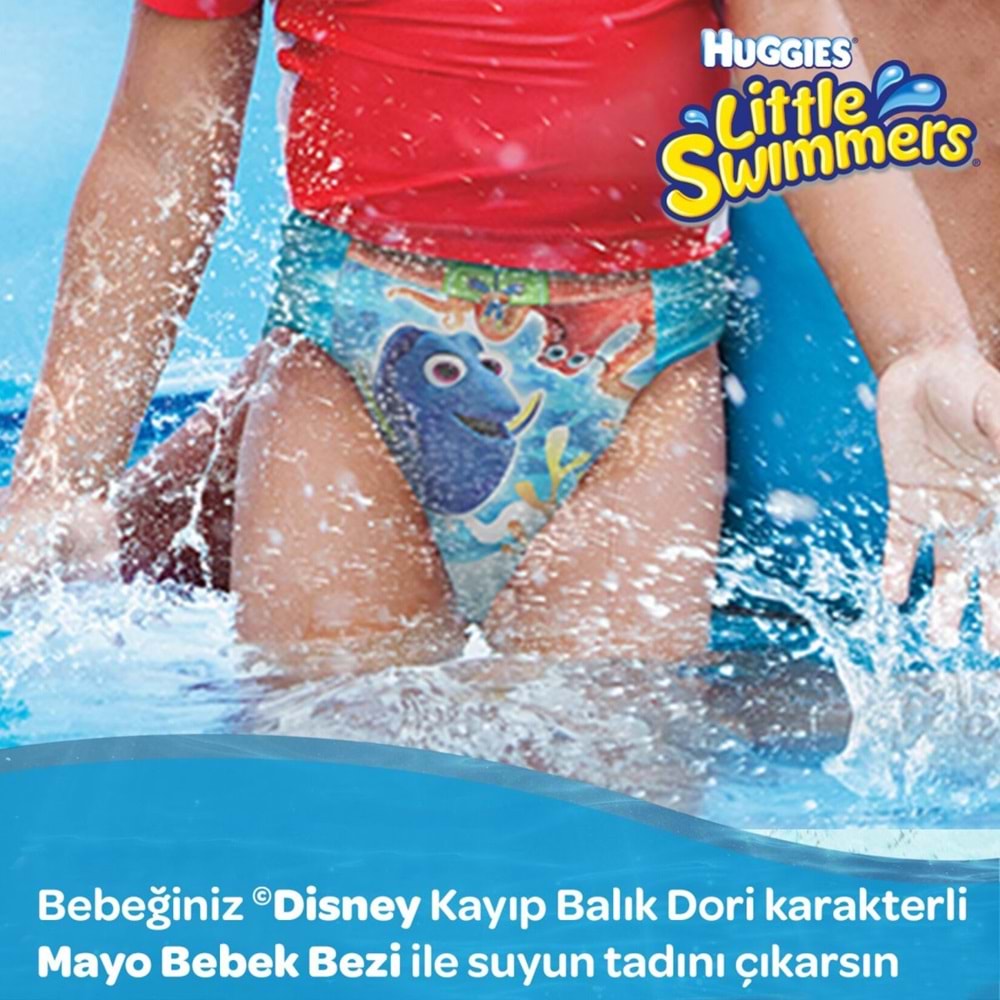 HuGGıes Little Swımmers Mayo Bebek Bezi Beden :5-6 12-18 KG 22 Adet 2PK*11