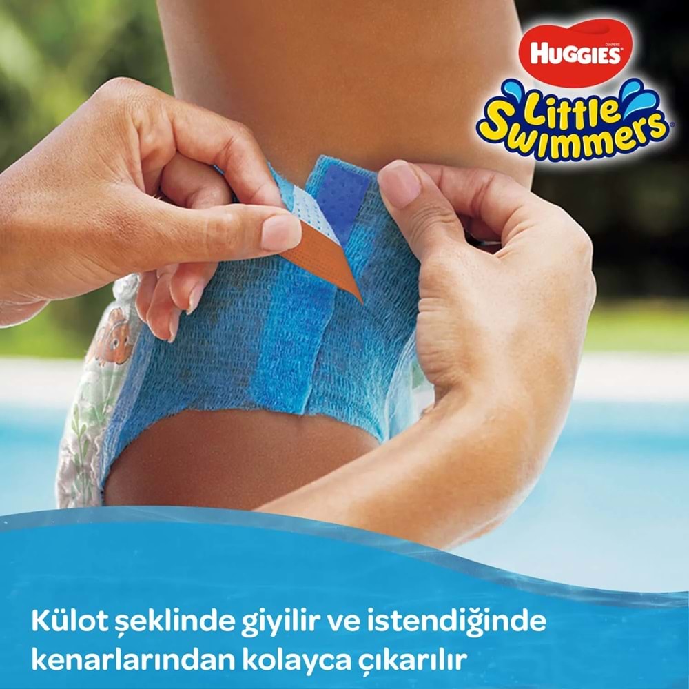 Huggıes Little Swımmers Mayo Bebek Bezi 3-4 Beden 7-15 KG 24 Adet 2PK*12