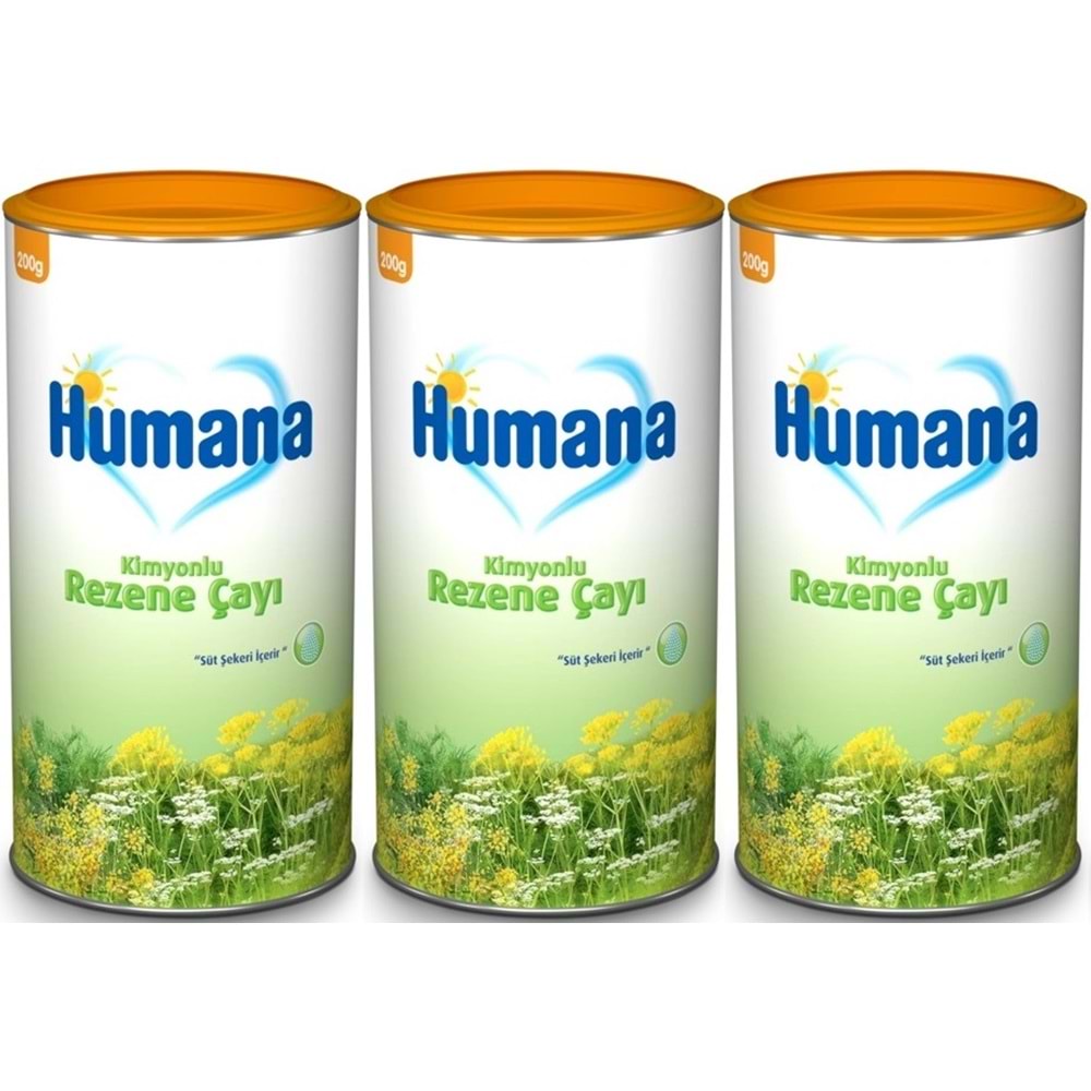 Humana Kimyonlu Rezene Bitki Çayı - Tozu 200GR (3 Lü Set)