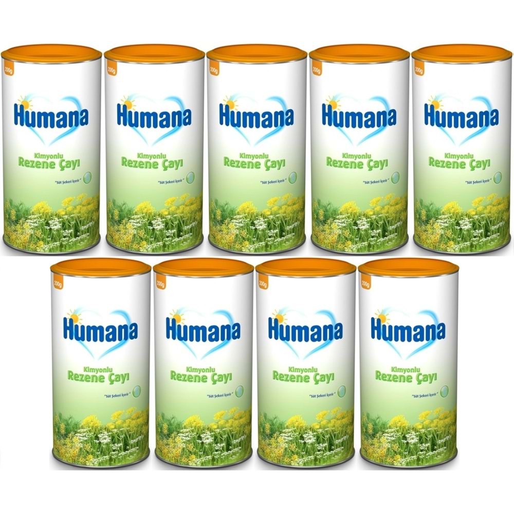 Humana Kimyonlu Rezene Bitki Çayı - Tozu 200GR (9 Lu Set)