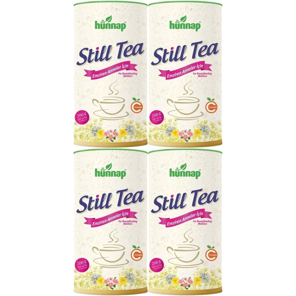 Hünnap Still Tea Emziren Anneler İçin Süt Arttırıcı İçecek 200GR (4 Lü Set)