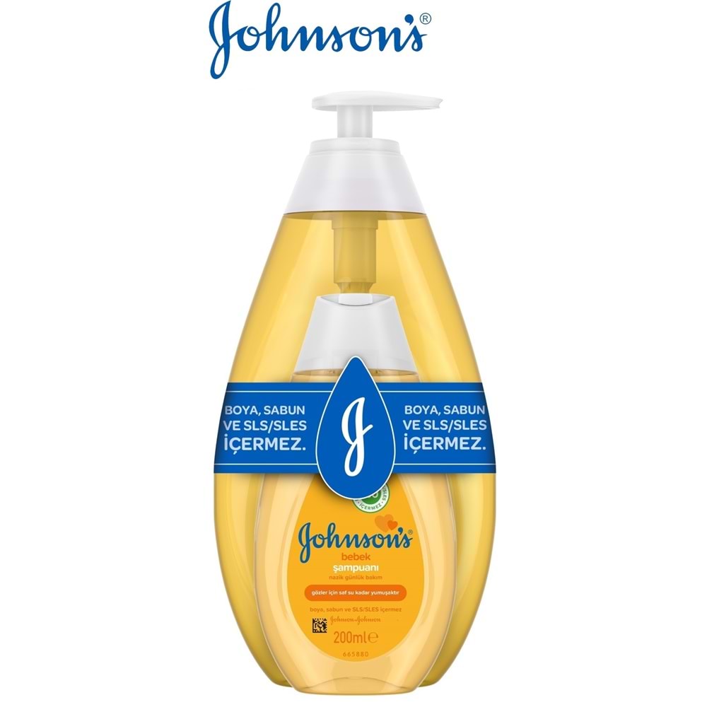 Johnsons Baby Bebek Şampuanı Klasik 750ML+200 Hediye (5 Li Set)