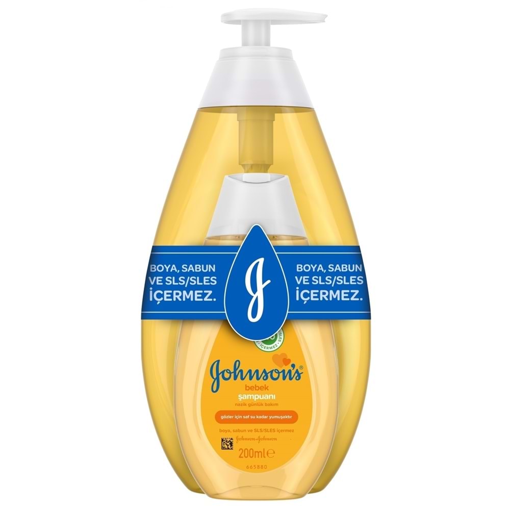 Johnsons Baby Bebek Şampuanı Klasik 750ML+200 Hediye (12 Li Set)