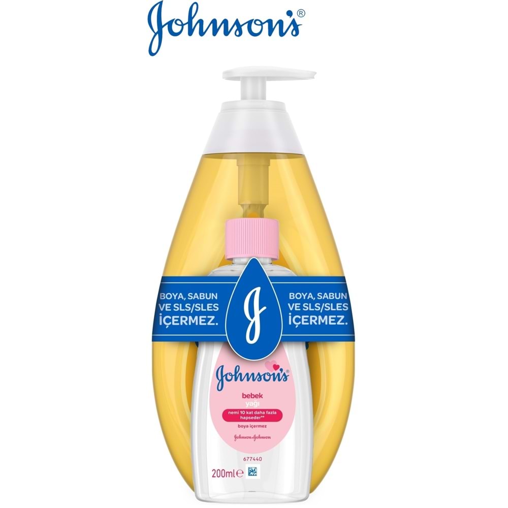 Johnsons Baby Bebek Şampuanı Klasik 750Ml+Bebek Yağı 200Ml (4 Lü Set)