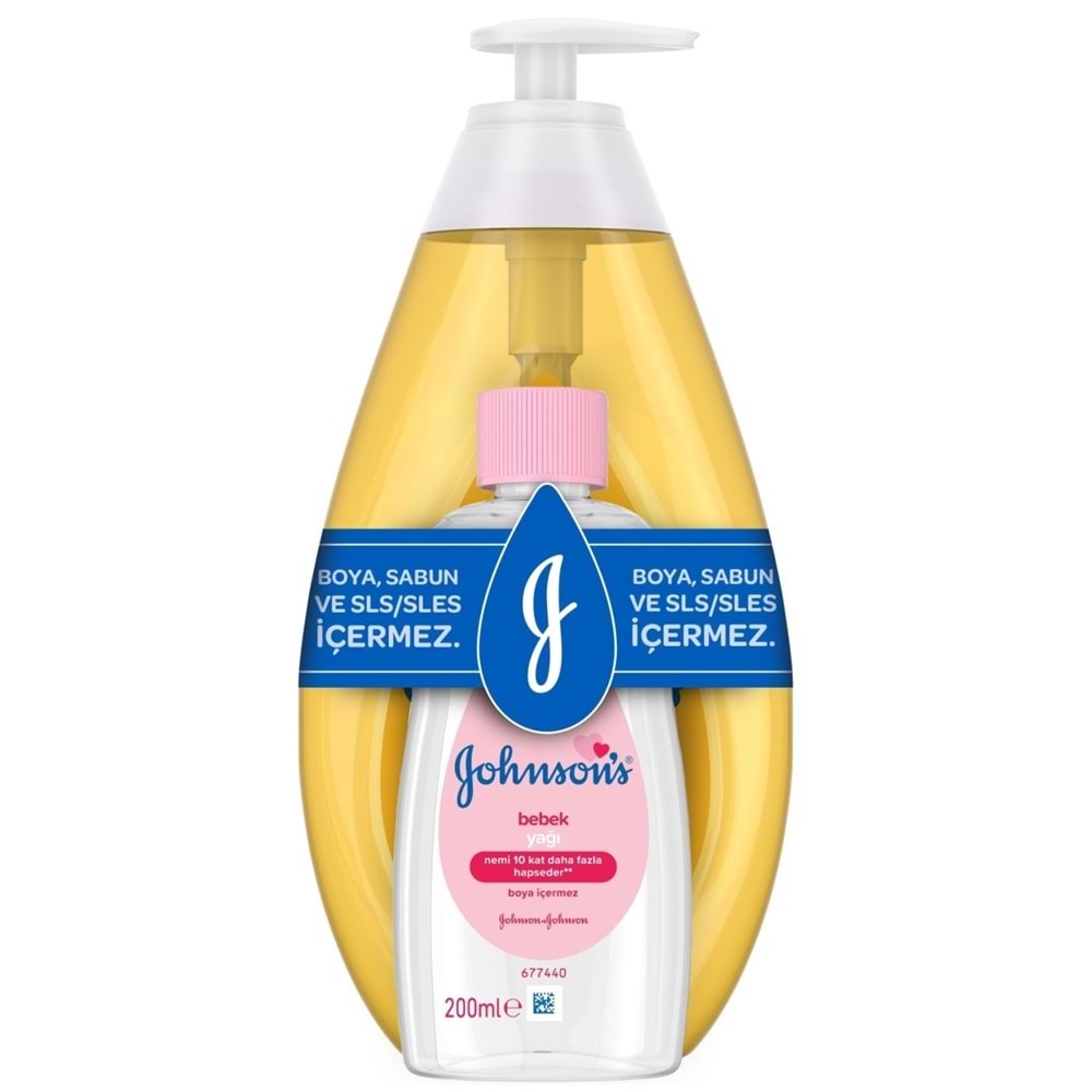 Johnsons Baby Bebek Şampuanı Klasik 750Ml+Bebek Yağı 200Ml (6 Lı Set)