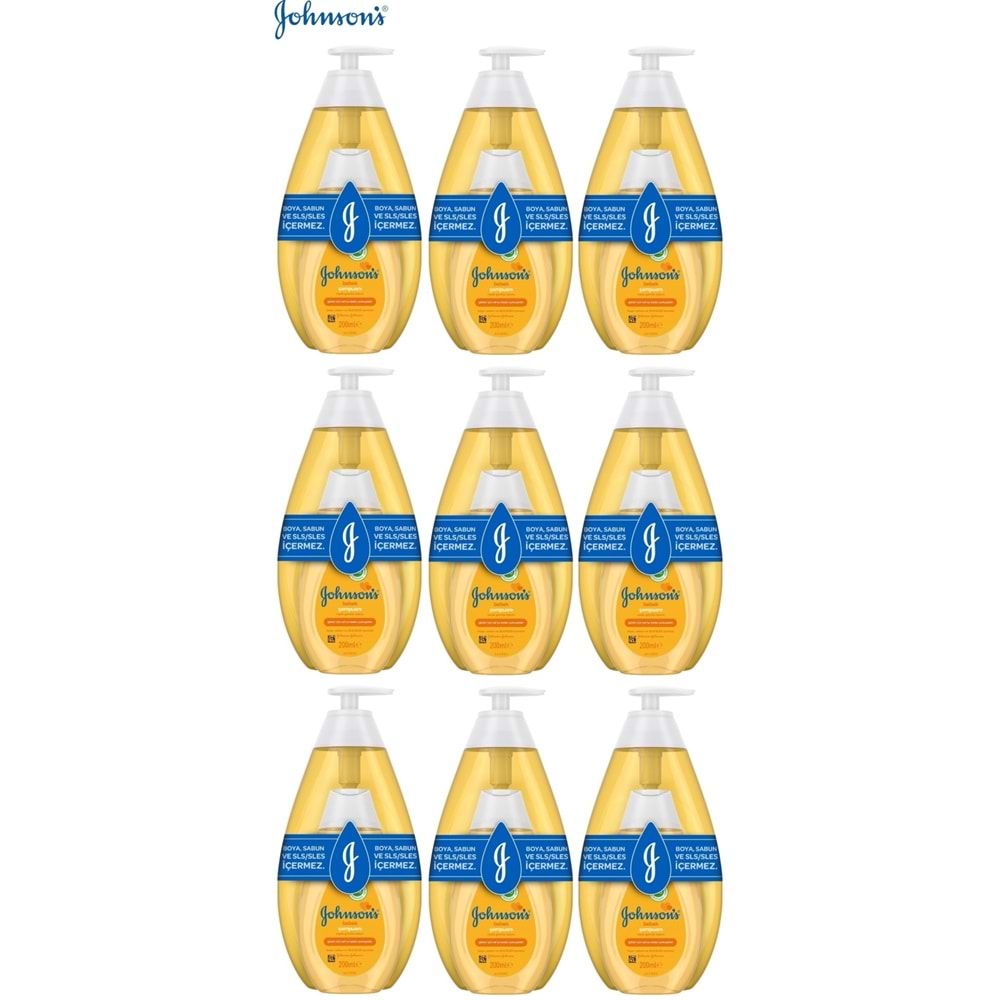 Johnsons Baby Bebek Şampuanı Klasik 750ML+200 Hediye (9 Lu Set)