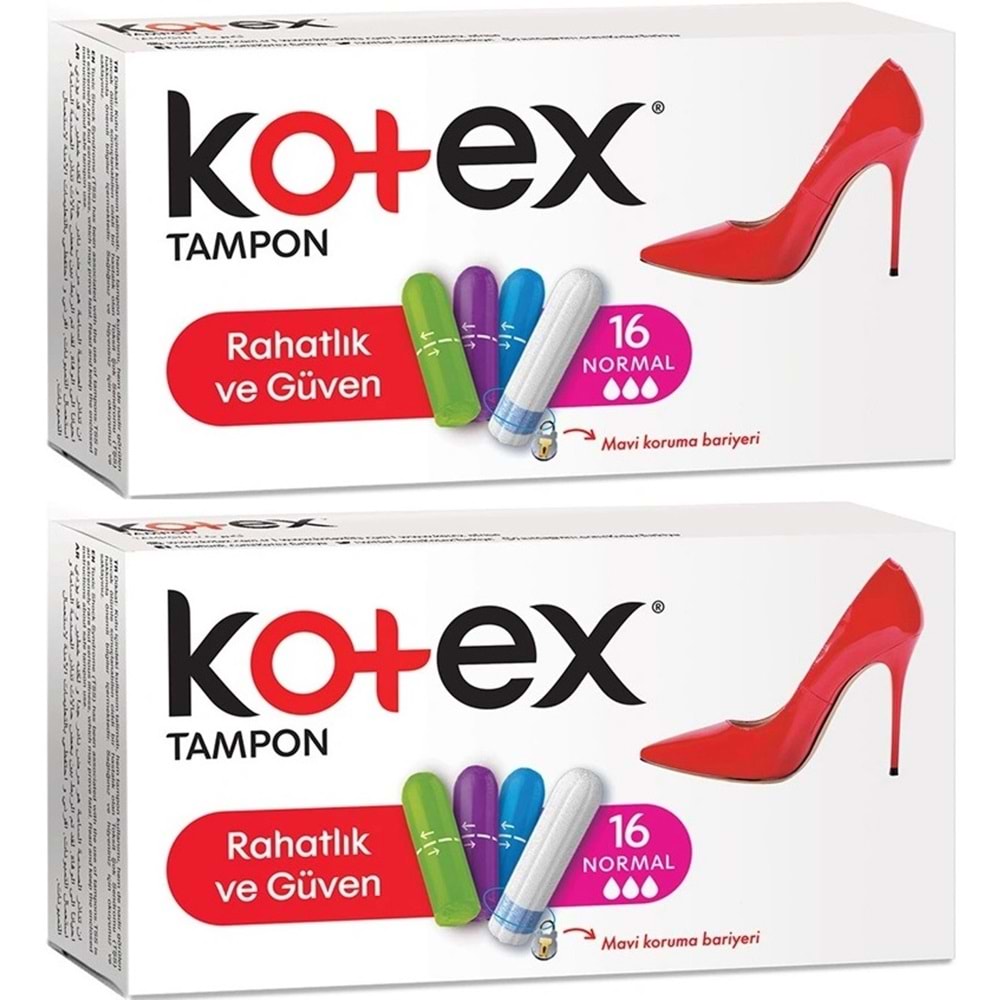 Kotex Tampon Normal 32 Li Set (2PK*16)