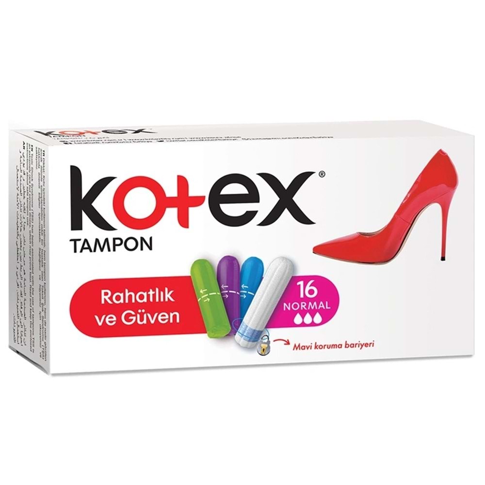 Kotex Tampon Normal 48 Li Set (3PK*16)