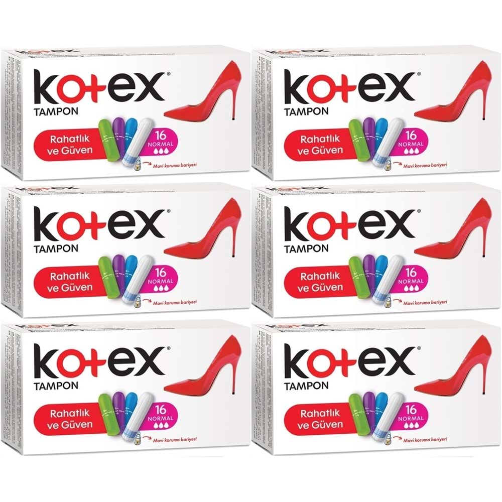 Kotex Tampon Normal 96 Lı Set (6PK*16)
