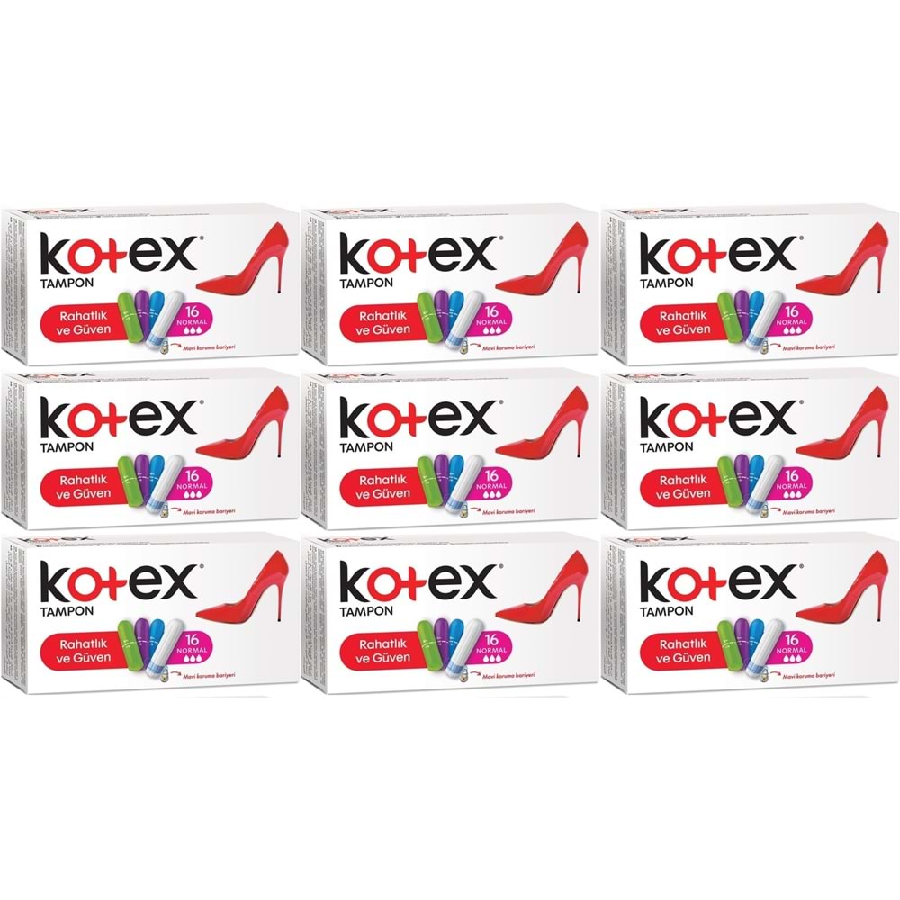 Kotex Tampon Normal 144 Lü Set (9PK*16)