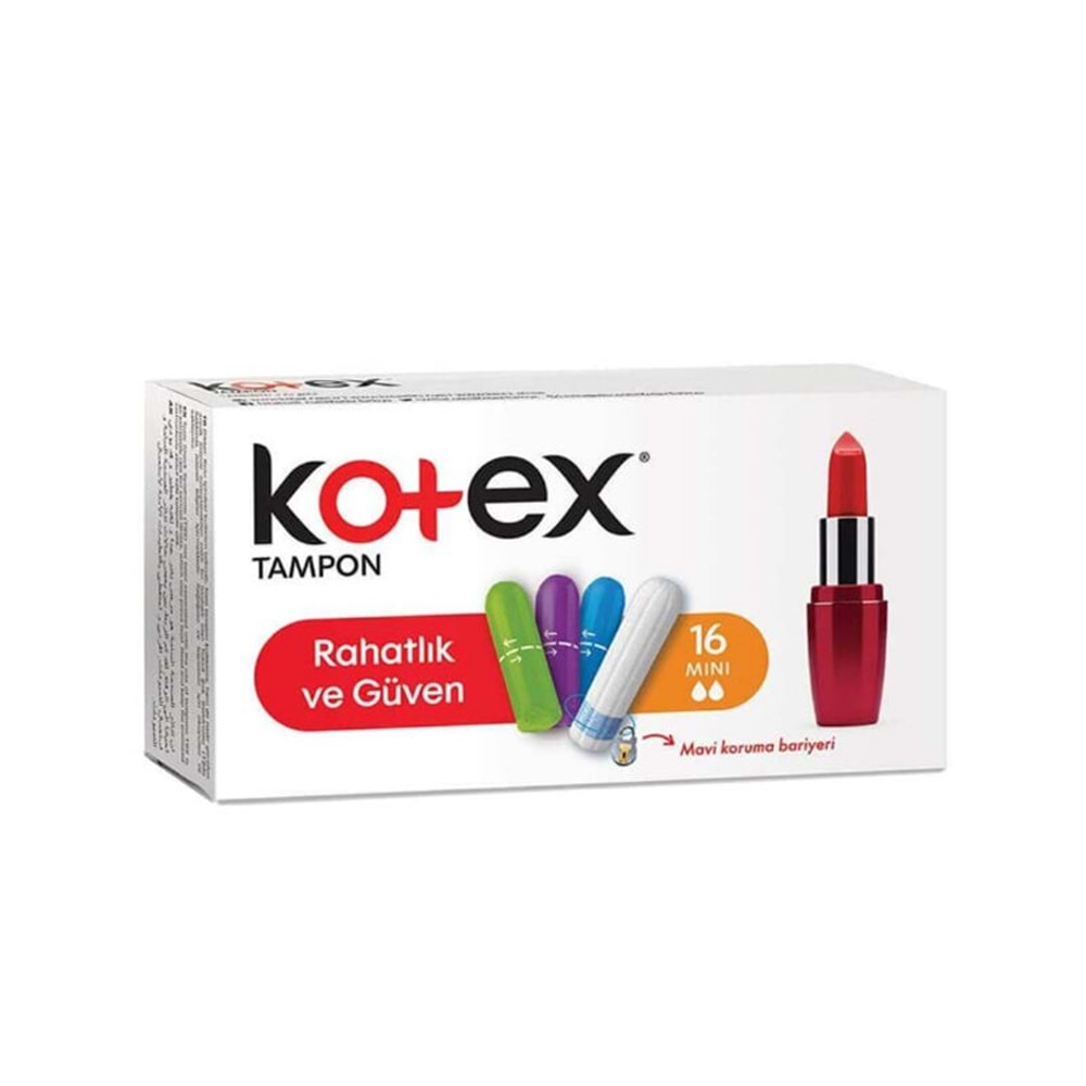 Kotex Tampon Süper - Mini - Normal 384 Lü Karma Set (24PK*16)