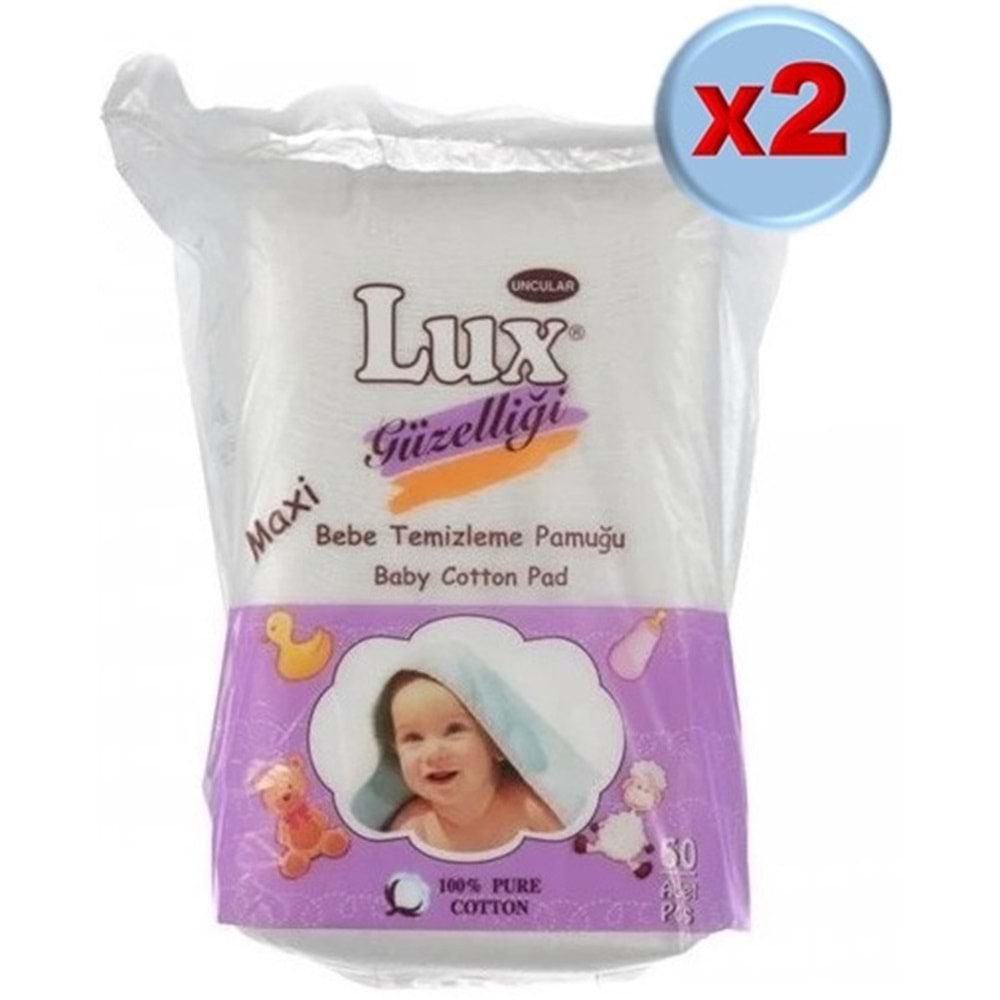 Lux Bebek Temizleme Pamuğu 120 Adet (2PK*60)