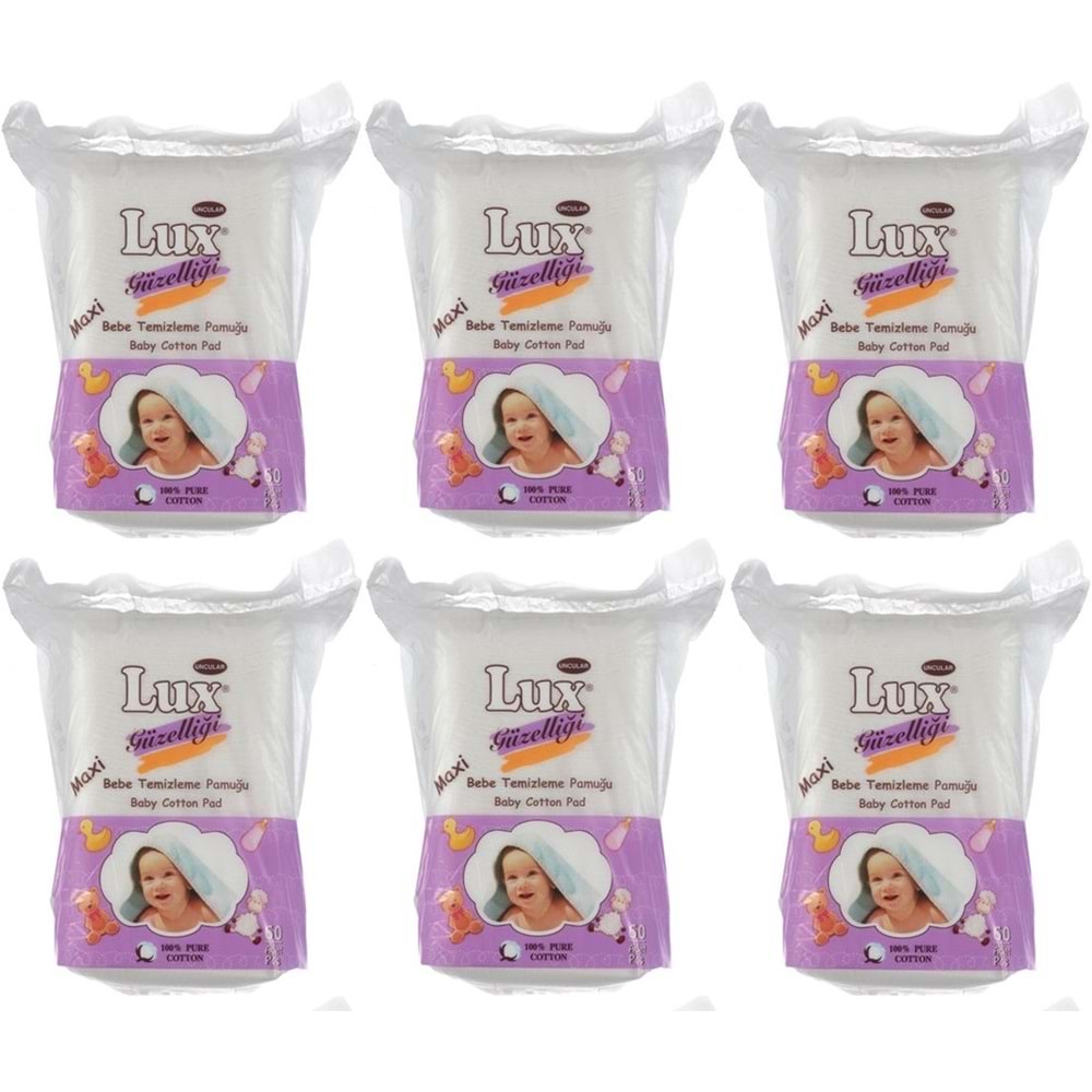 Lux Bebek Temizleme Pamuğu 360 Adet (6Pk*60)