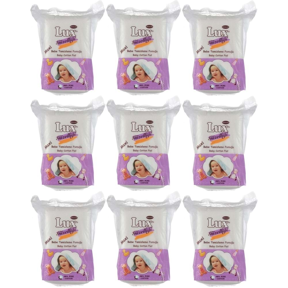 Lux Bebek Temizleme Pamuğu 540 Adet (9Pk*60)