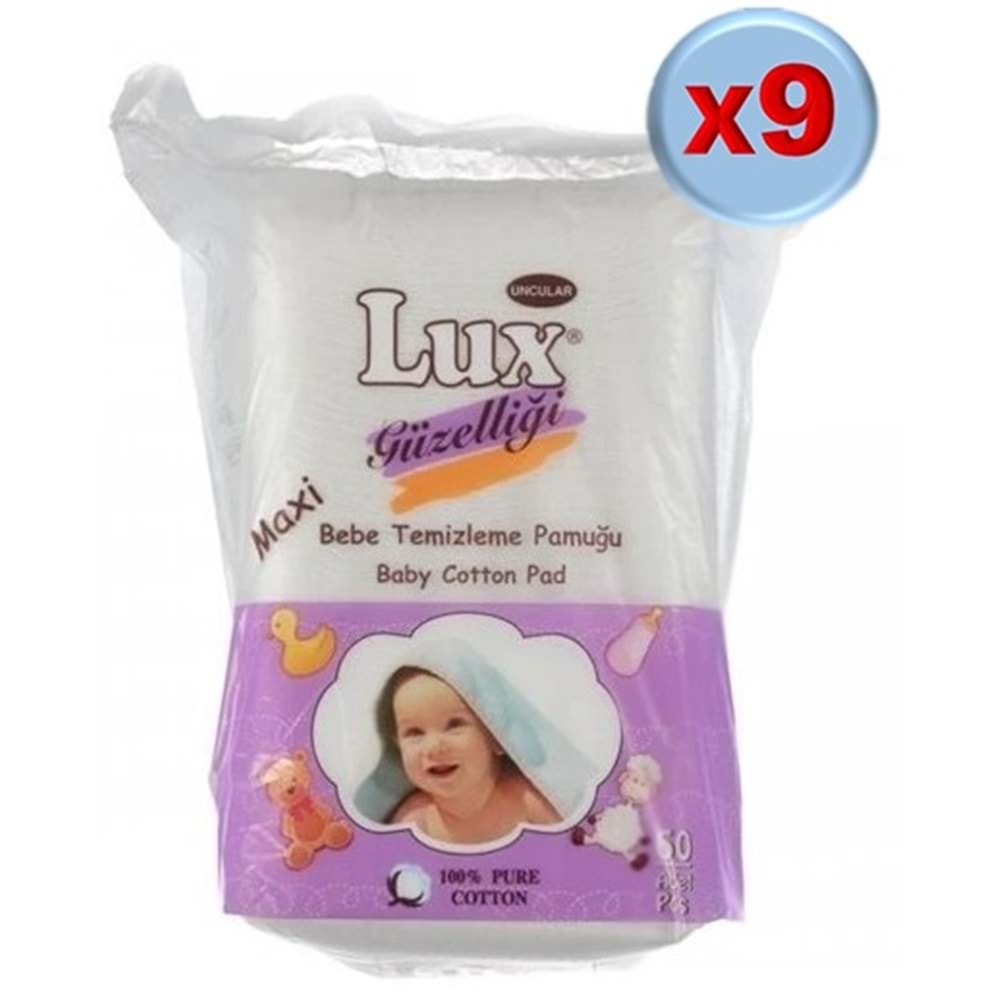 Lux Bebek Temizleme Pamuğu 540 Adet (9Pk*60)