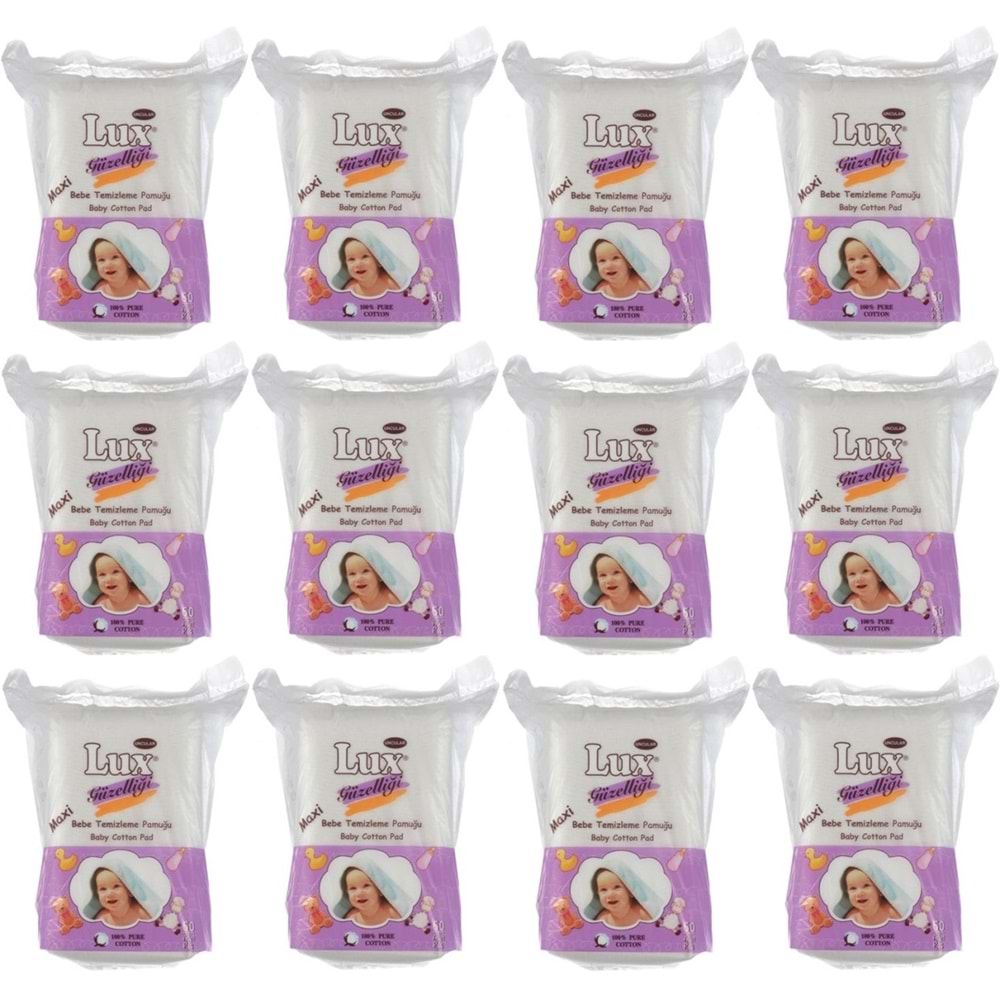 Lux Bebek Temizleme Pamuğu 720 Adet (12Pk*60)