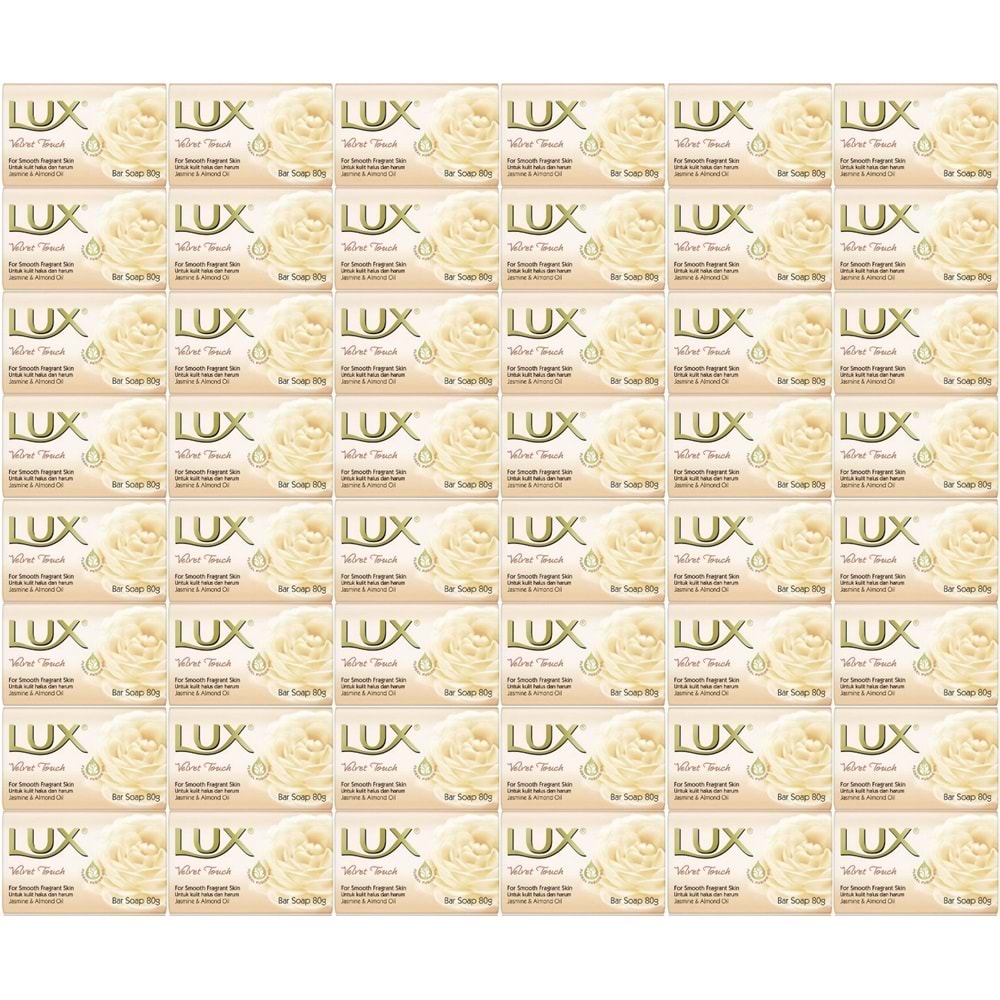 Lux Sabun 80GR Velvet Touch (Kadife Dokunuş) (48 Li Set)