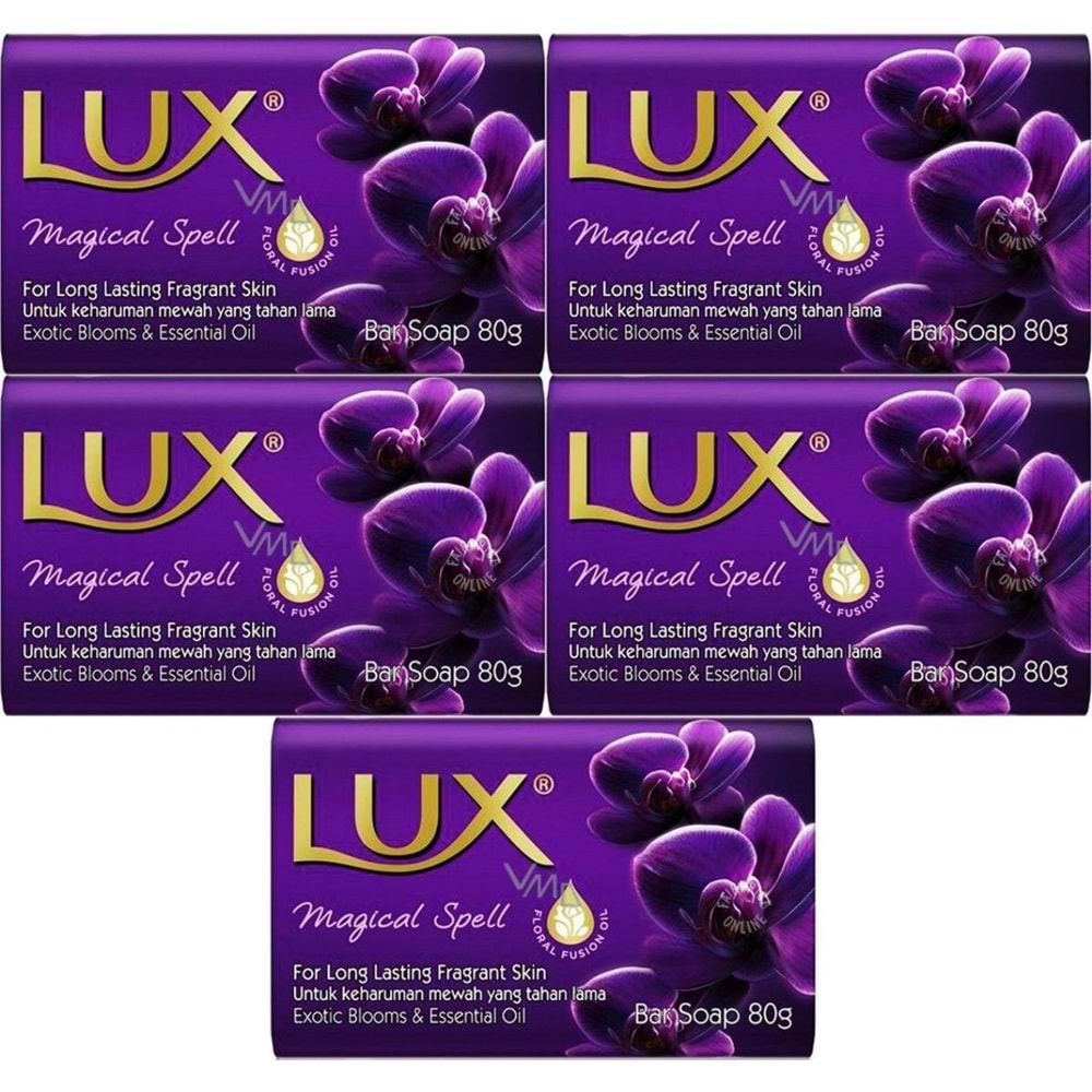 Lux Sabun 80GR Magicial Spell (Sihirli Tılsım) (5 Li Set)