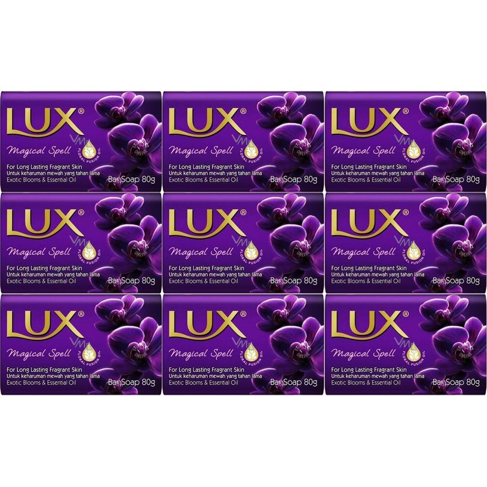 Lux Sabun 80GR Magicial Spell (Sihirli Tılsım) (9 Lu Set)