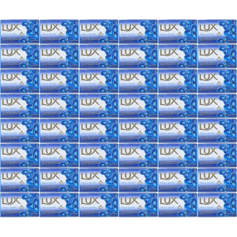 Lux Sabun 80GR Aqua Sparkle (Su Gibi Işıltı) (48 Li Set)