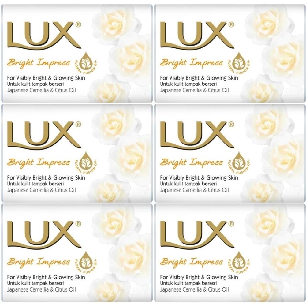 Lux Sabun 80GR Bright Impress (Etkileyici Parlaklık) (6 Lı Set)