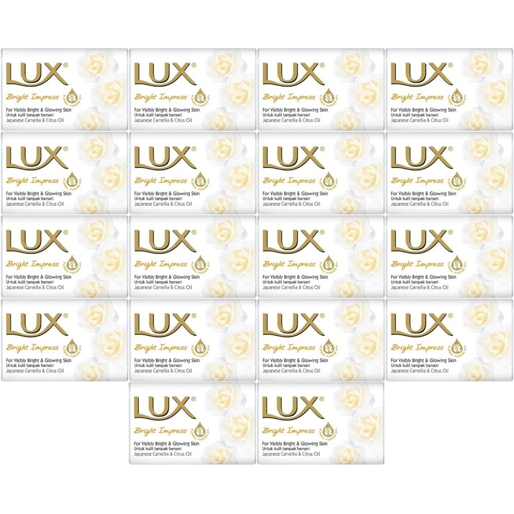 Lux Sabun 80GR Bright Impress (Etkileyici Parlaklık) (18 Li Set)