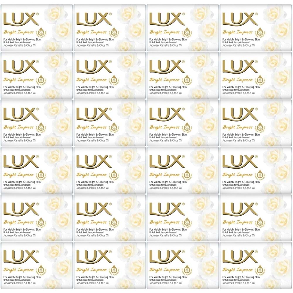 Lux Sabun 80GR Bright Impress (Etkileyici Parlaklık) (24 Lü Set)