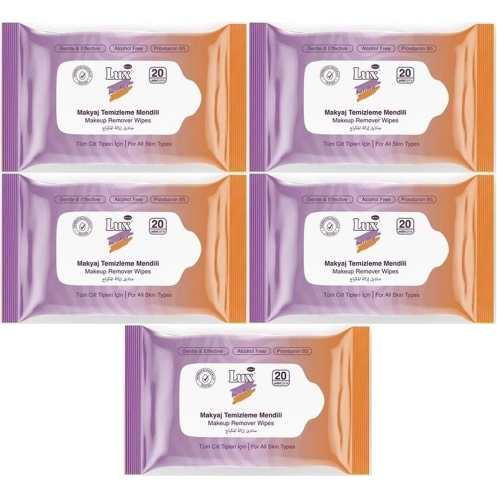 Lux Makyaj Temizleme Mendili Havlu 100 Yaprak (5PK*20)