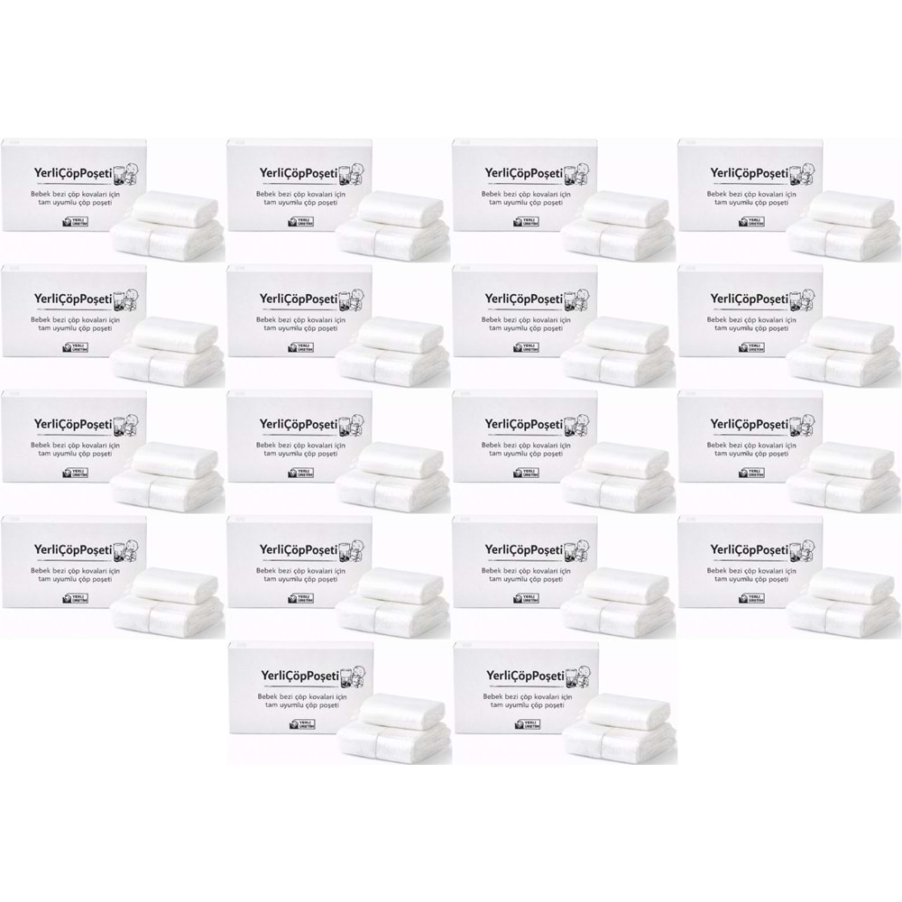 Mandaş Tommee Tippee Twist & Click Çöp Poşeti Tam Uyumlu Yerli (3 Lü Yedek Set) KOVASIZ (18 Li Set)