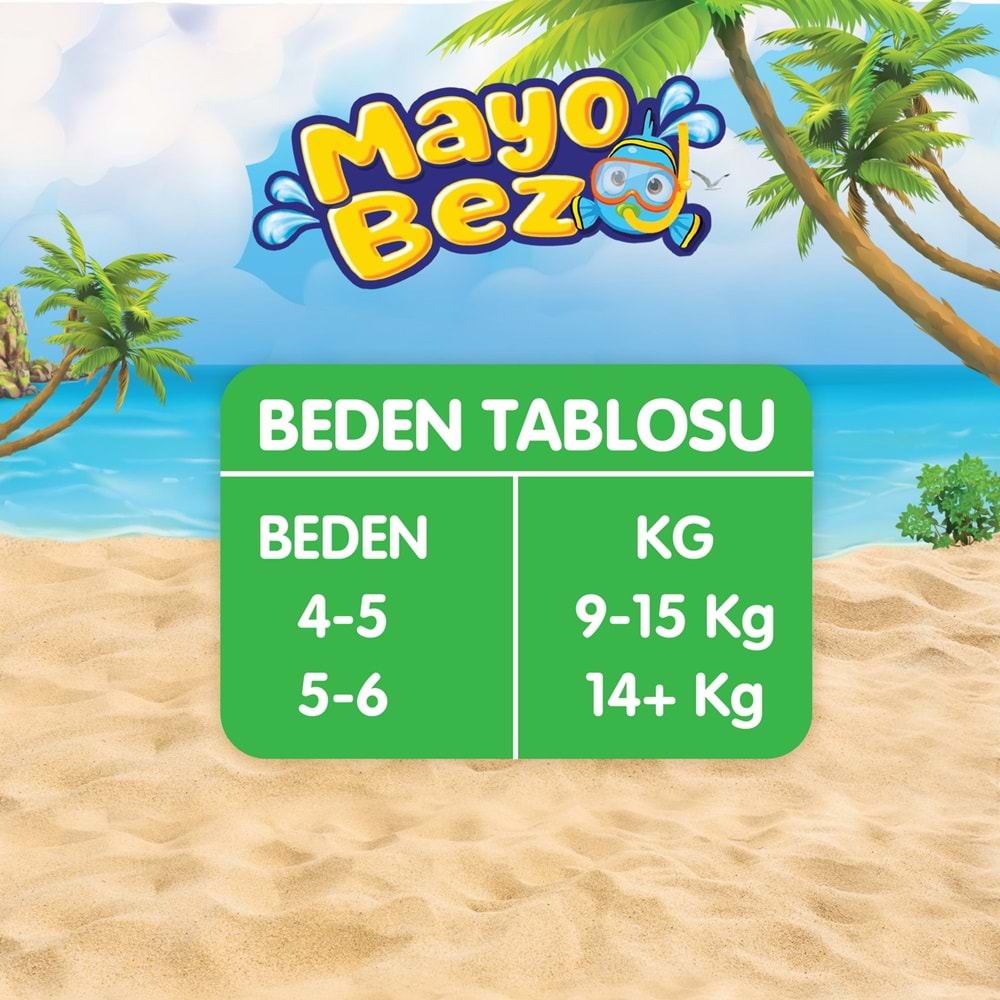 Molfix SwimminG Pants Mayo Bez Beden :4-5 9-15 KG 55 Adet