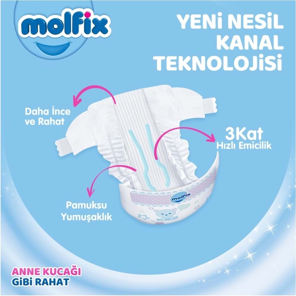 Molfix Bebek Bezi 5 Beden 11-18 KG Junior 400 Adet MeGa Avantaj Fırsat Pk