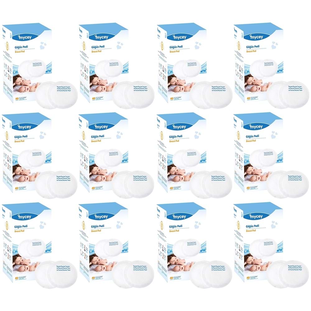 Mycey Göğüs Pedi (40 Lı) 480 Adet (12PK*40)