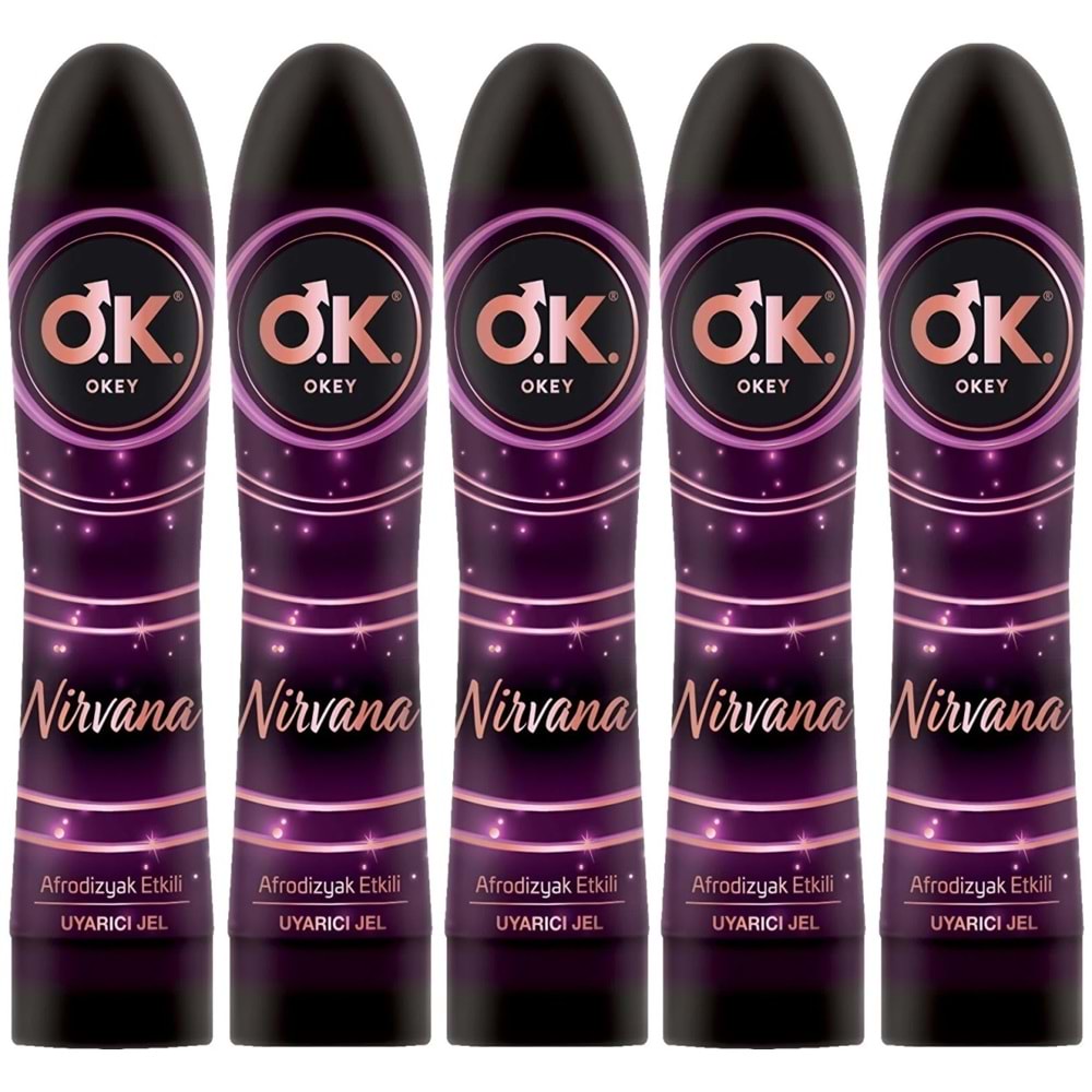 Okey Kayganlaştırıcı Jel 100ML Nirvana (5 Li Set)