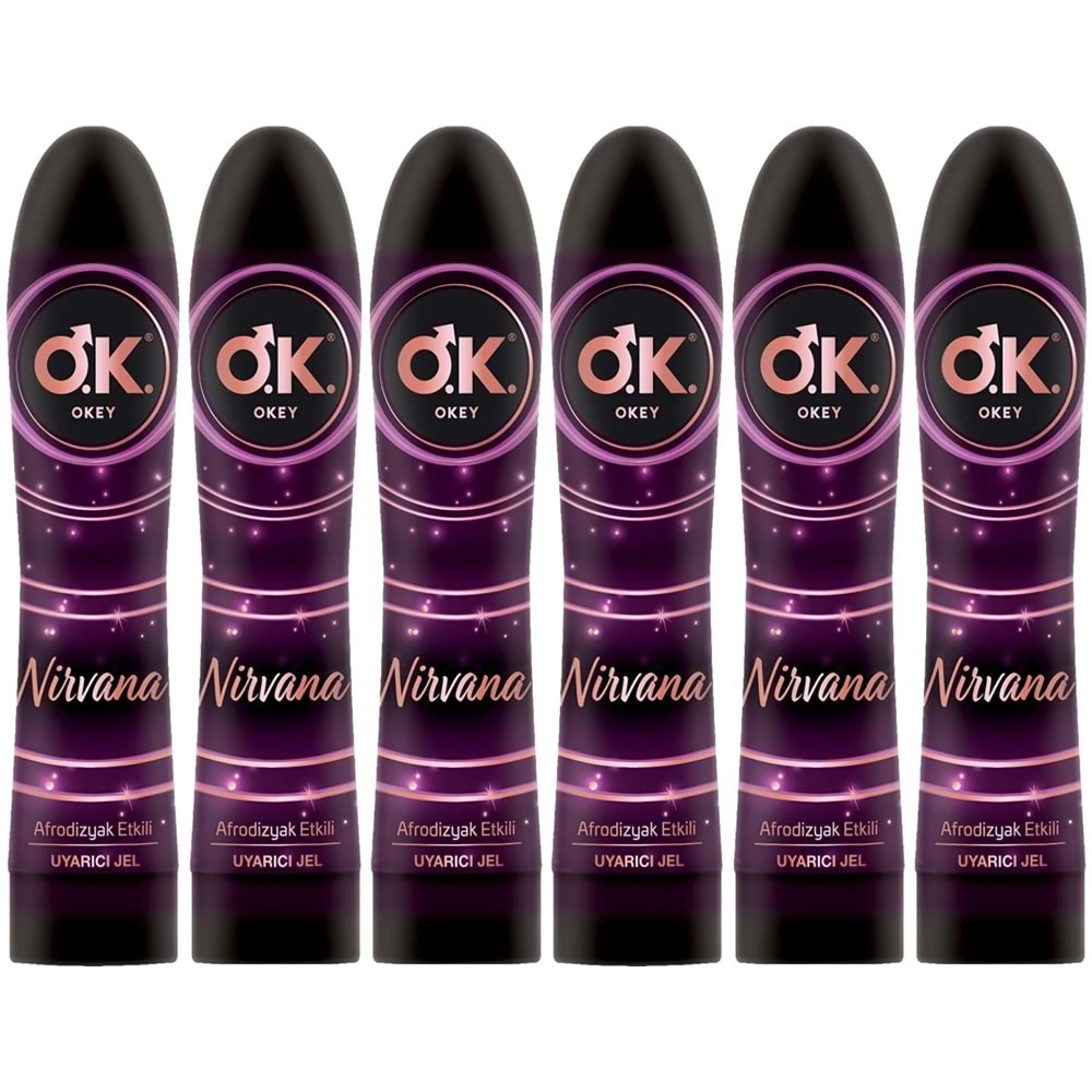 Okey Kayganlaştırıcı Jel 100ML Nirvana (6 Lı Set)