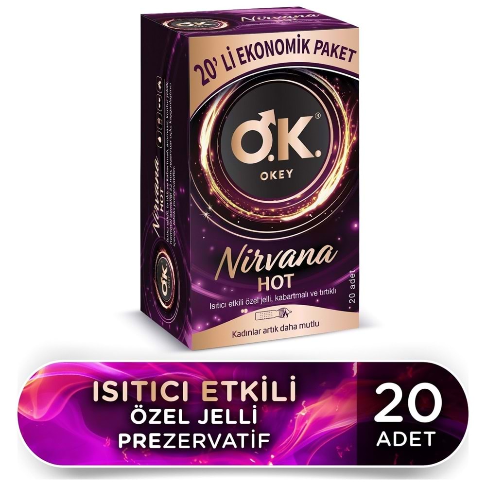 Okey Prezervatif 120 Adet Nirvana Ekonomik Pk (6PK*20)