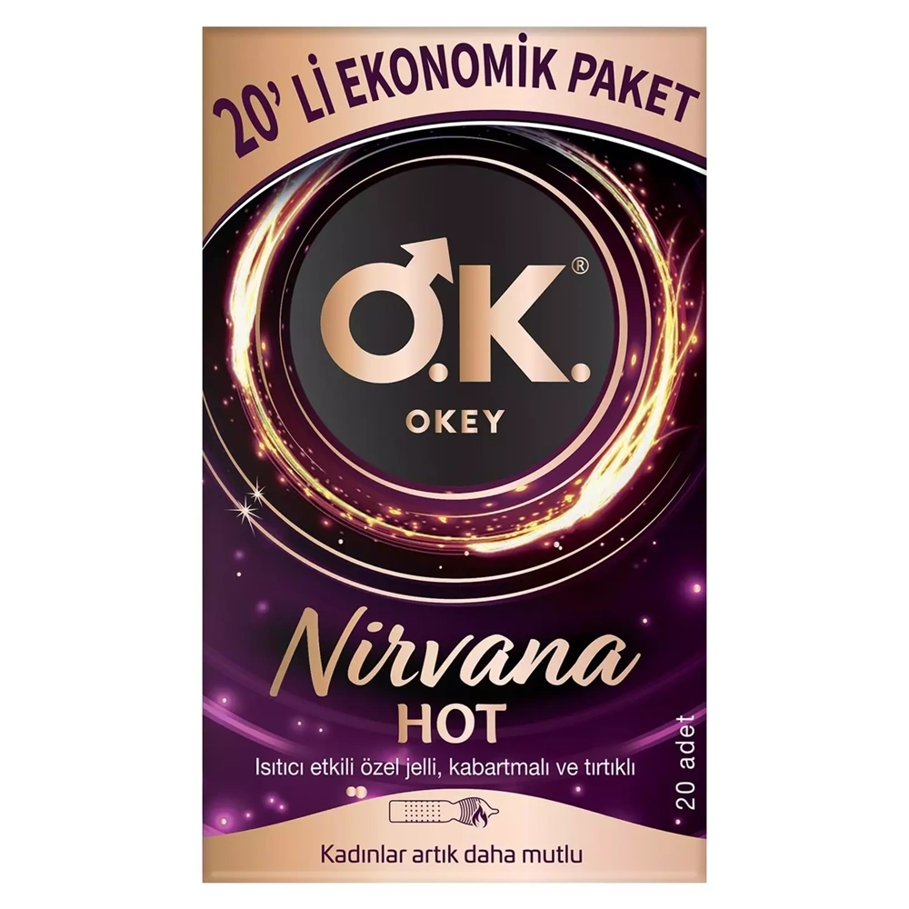 Okey Prezervatif 180 Adet Nirvana Ekonomik Pk (9PK*20)
