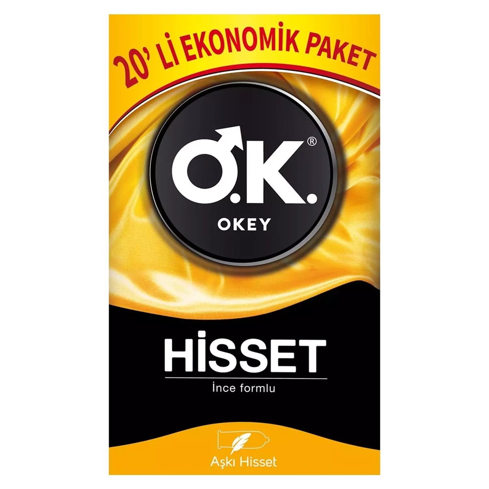 Okey Prezervatif 180 Adet Hisset Ekonomik Pk (9PK*20)