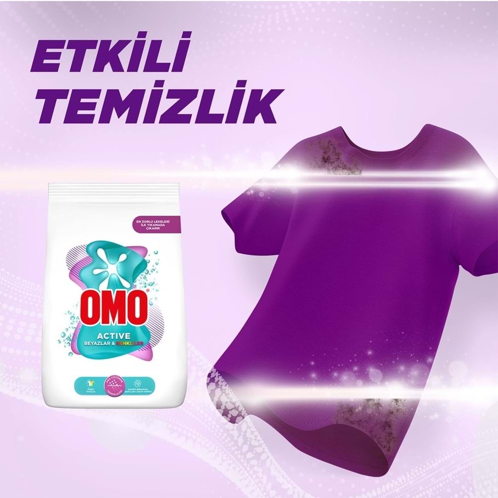 Omo Matik Çamaşır Deterjanı 22.5KG Beyaz ve Color/Renkliler (150 Yıkama) (3PK*7.5KG)