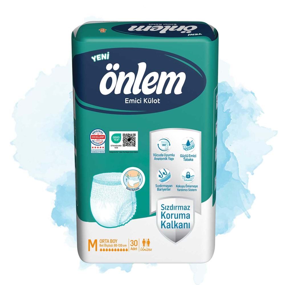 Önlem Emici Külot Yetişkin Bezi M - Medium - Orta 240 Adet (8PK*30)