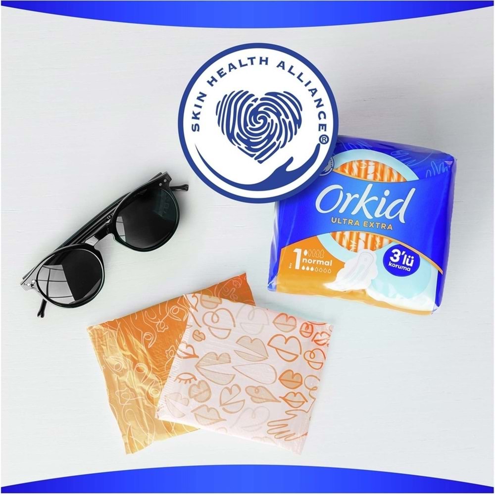 Orkid Hijyenik Ped Ultra Extra Normal 24 Adet Standart Pk (3PK*8)