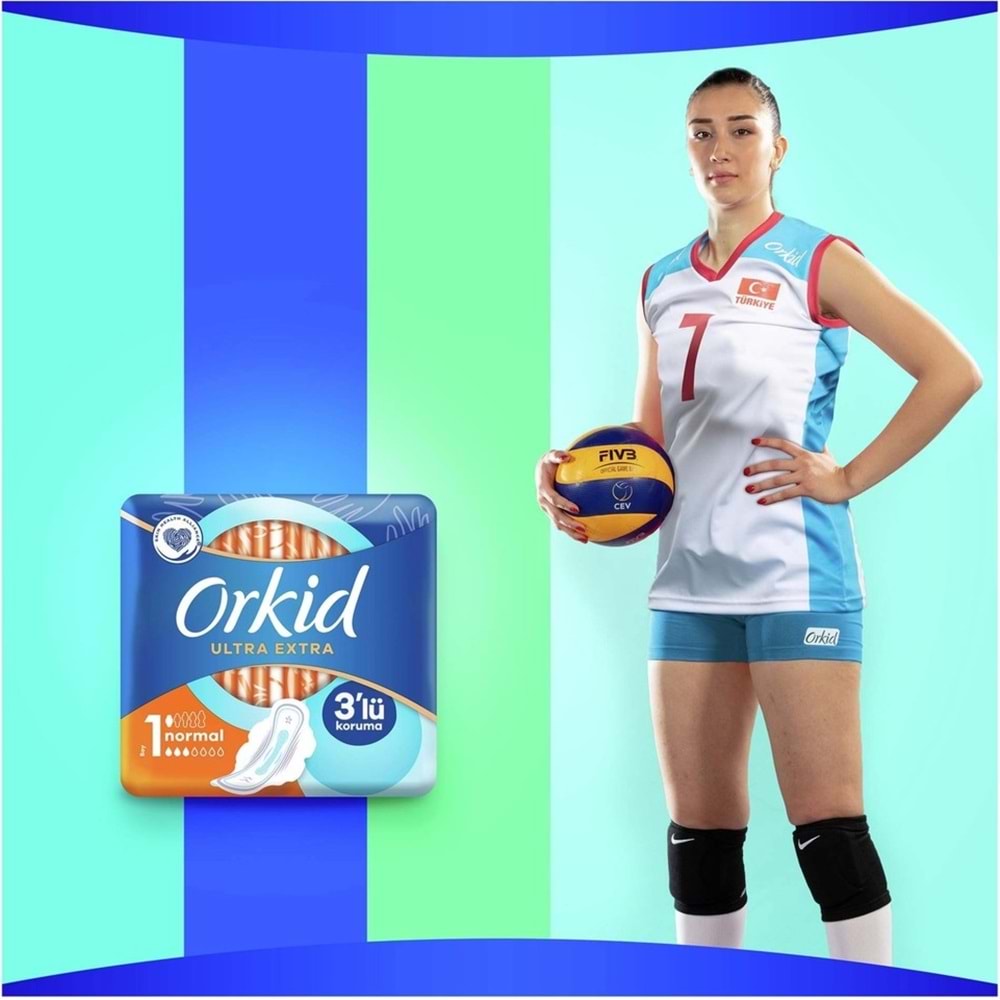 Orkid Hijyenik Ped Ultra Extra Normal 48 Adet Standart Pk (6PK*8)